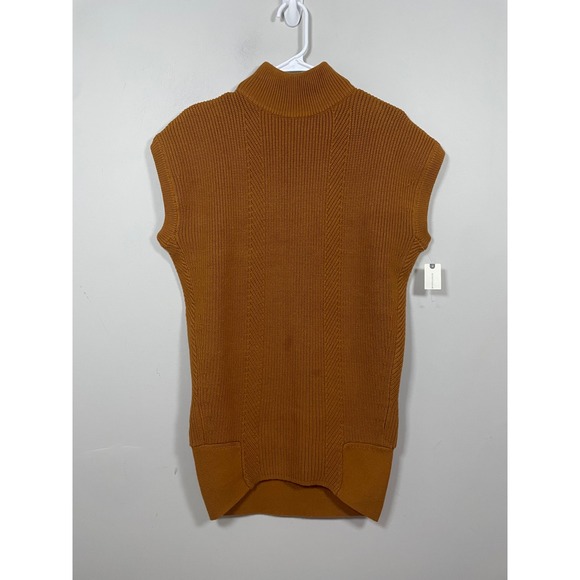 Anthropologie Sweaters - By Anthropologie‎ Mock Neck Sleeveless Sweater Tunic Size XXS
